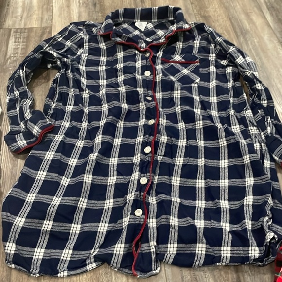 LANDS' END Warm Winter Nightshirt Flannel Lot (3) - Picture 5 of 11